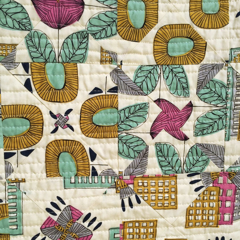 Printed Quilt Pattern only One Only One Etsy