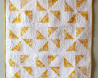 Modern quilt pattern - &quot;Split Pinwheels&quot; - baby quilt to king quilt size, charm pack & layer cake friendly, easy - Instant download PDF