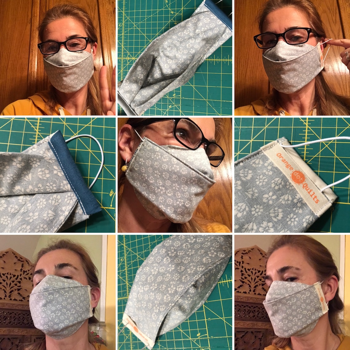 Simple Mask Pattern a Mask With Great Coverage and Fit Etsy