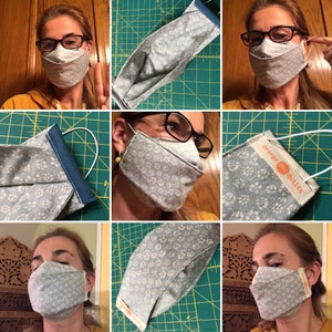 Simple Mask pattern - a mask with great coverage and fit - very comfortable - folding mask - Instant Download PDF