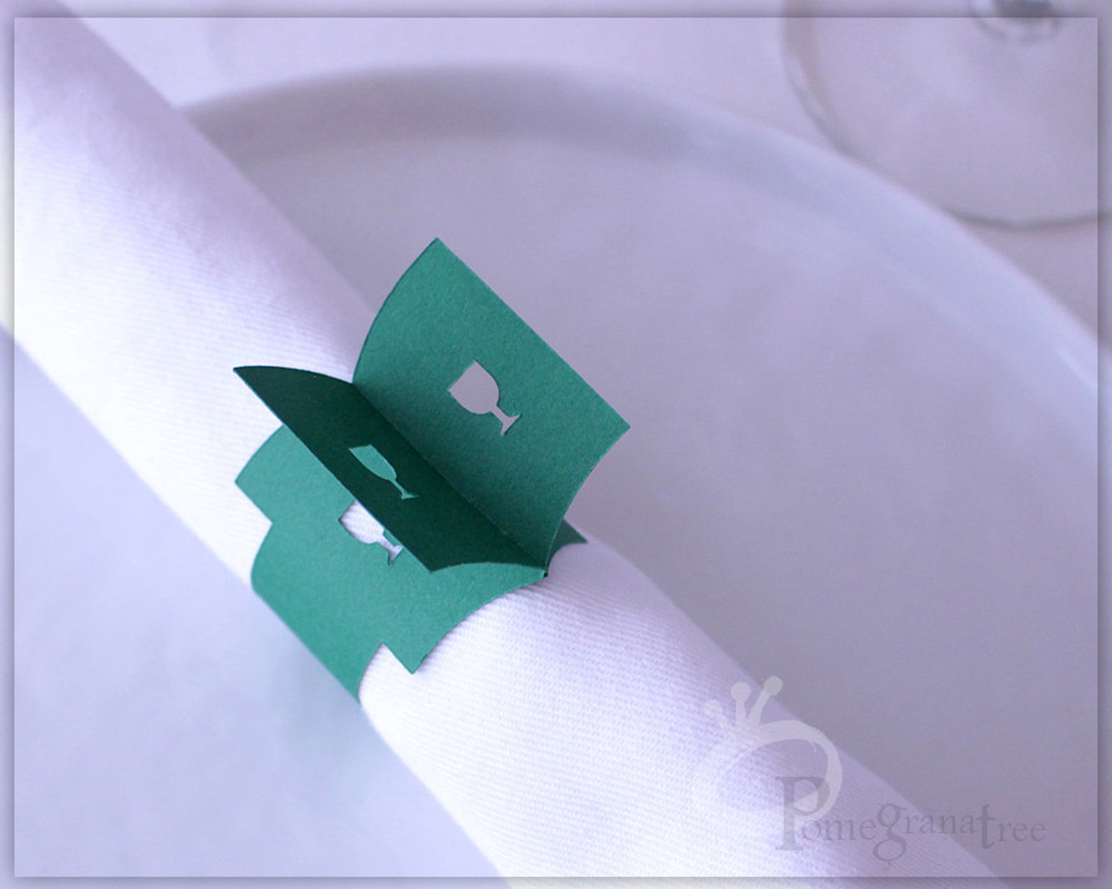 Pessach Table Decor 10 Paper Napkin Rings Haggadah Four Cups Etsy