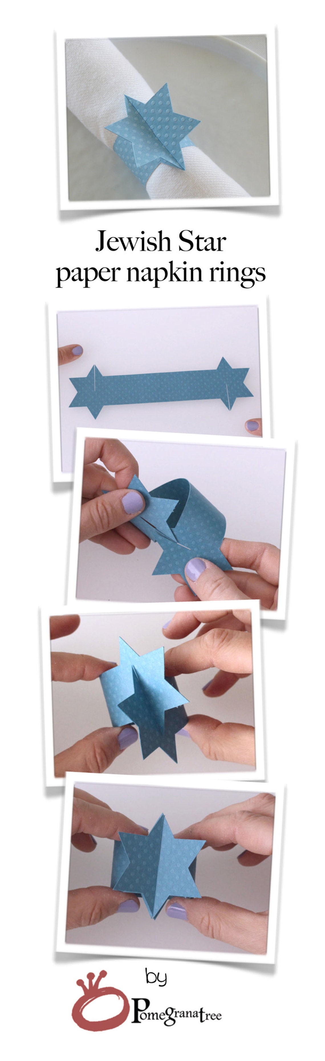 Jewish Star Decor Bar Mitzvah Table Bat Mitzvah Paper Napkin Etsy