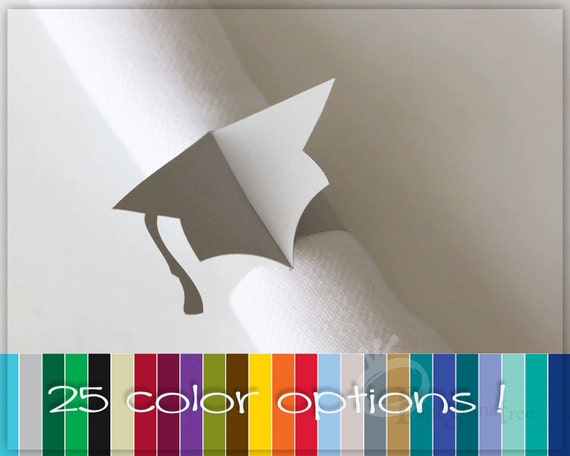 High School Graduation Party Decoration Set Of 10 Grad Cap Etsy