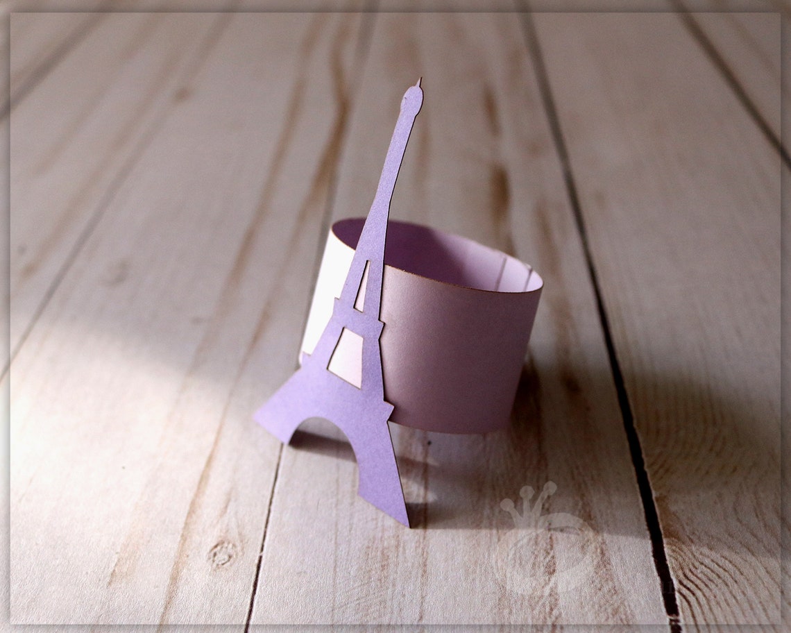Eiffel Tower Paper Napkin Rings Gold Eiffel Tower Table Etsy