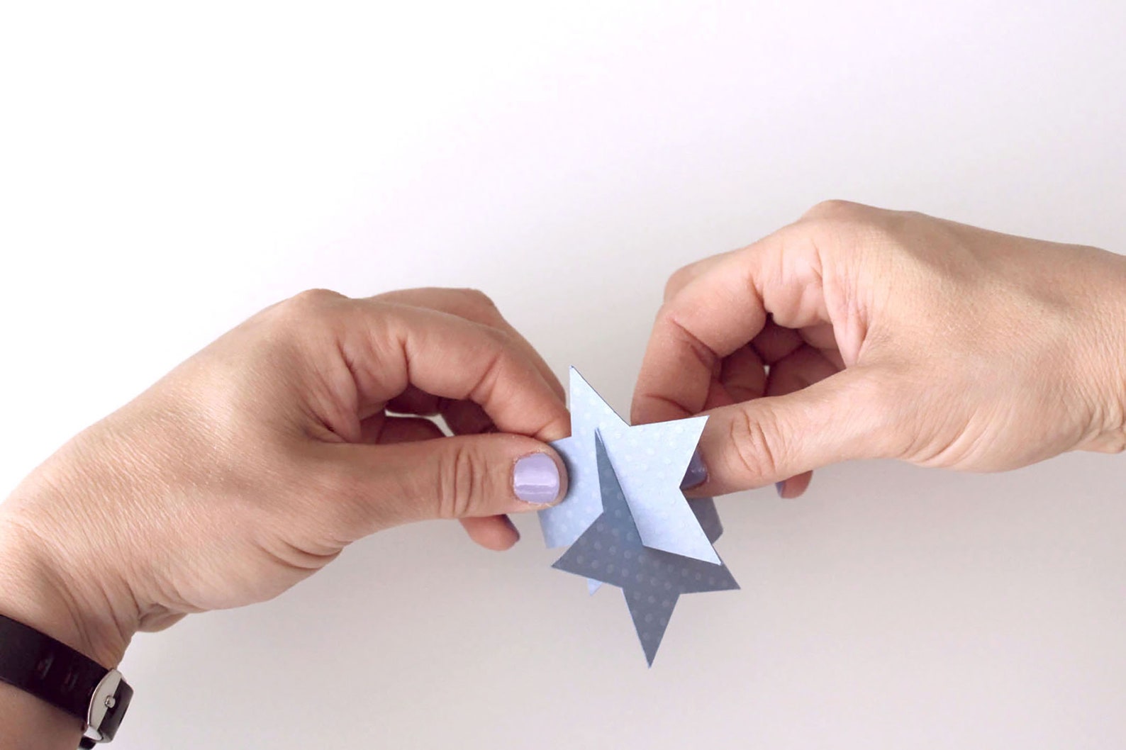 Star Paper Napkin Ring Template , SVG / PDF Files Instant Download