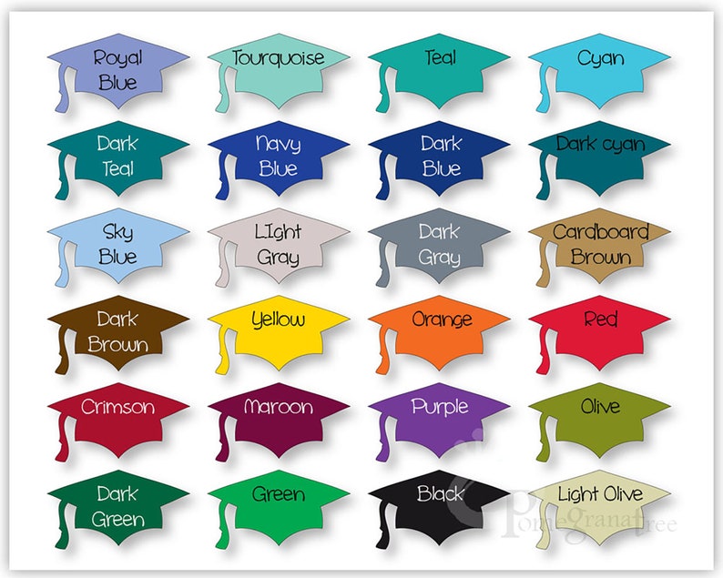 Graduation Party Decor Harvard Graduation Cap Set of 10 Grad Etsy