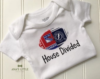 ny rangers onesie baby