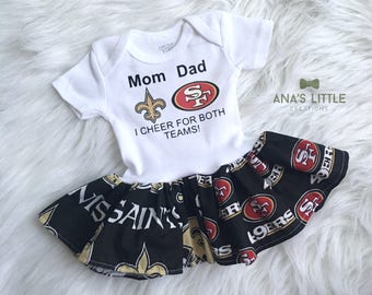 saints baby cheerleader outfit