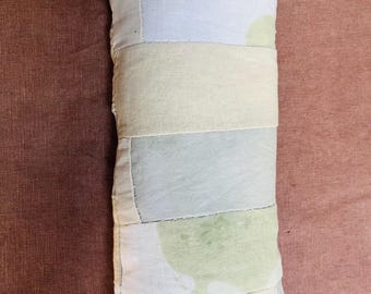 Almohadas para los ojos teñidas y cosidas a mano