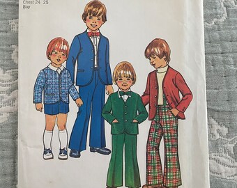 Sewing patterns for boys clothing, sizes 4-7, Excellent Used Condition