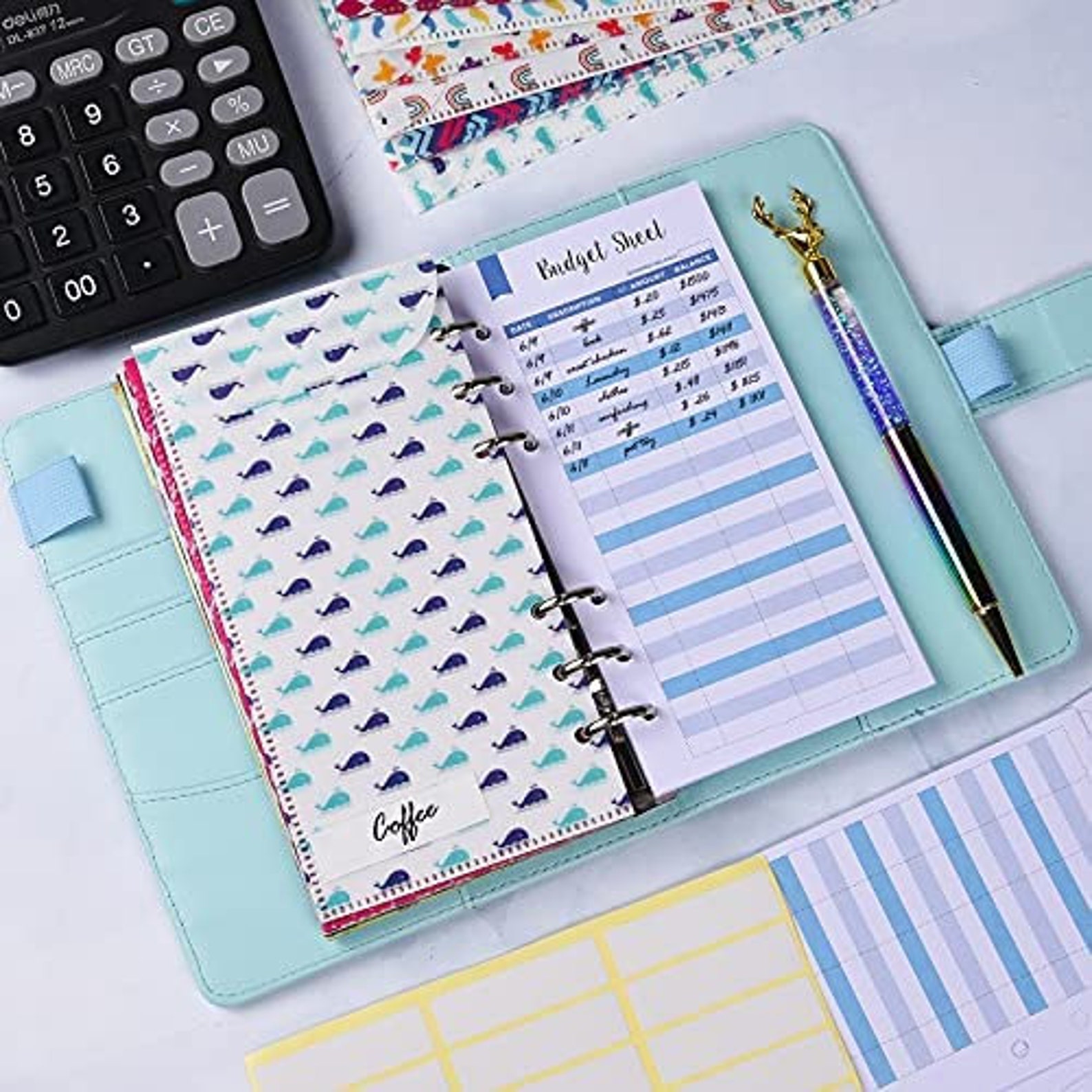 a6-budget-binder-with-cash-envelopes-wallet-organizer-with-etsy