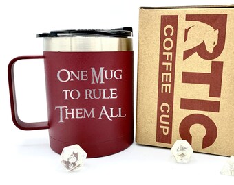 RTIC 20oz Travel Coffee Cup Personalized Coffee Coffee Coffee Laser Engraved Coffee Cup. Morning Vibes.Custom Coffee Cup