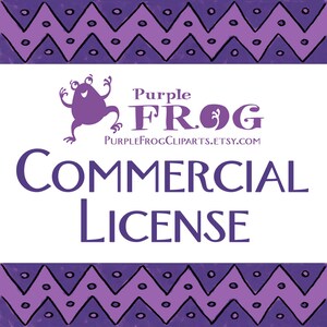 Commercial License for PurpleFrogCliparts