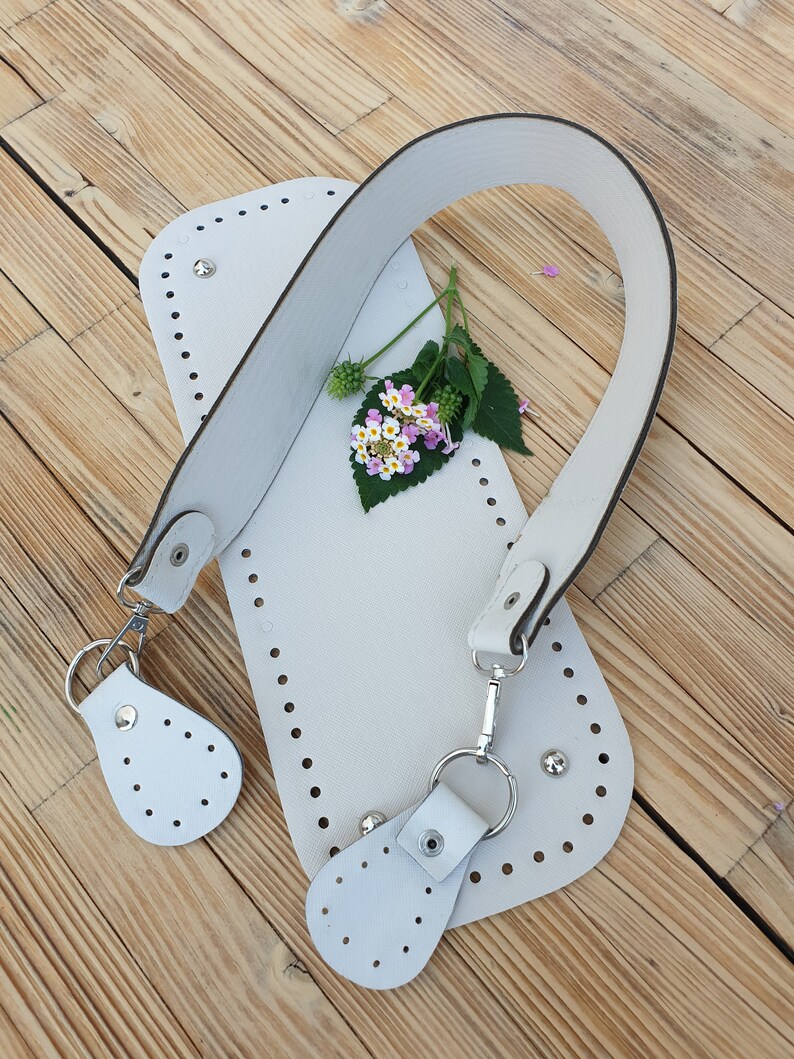 Set 13 inch Leather Bag Base and shoulder Sewing bag Base Etsy