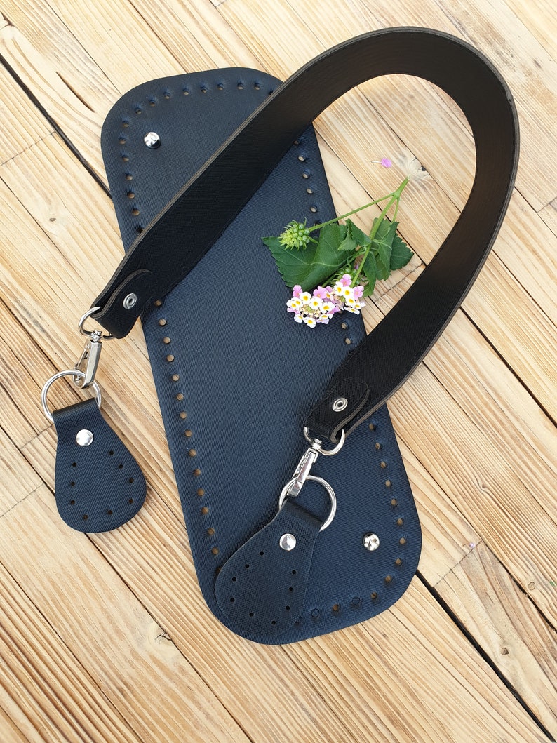 Set 13 inch Leather Bag Base and shoulder Sewing bag Base Etsy