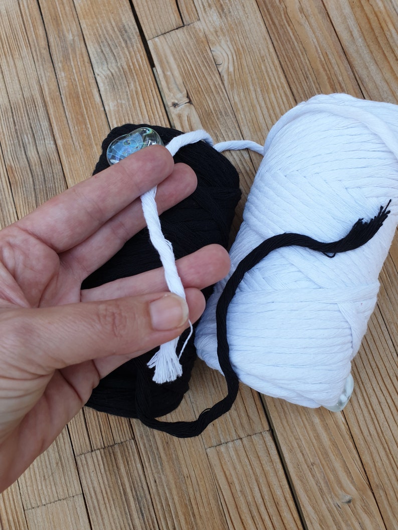 Single strand One twist Cotton macrame cord bag yarn,perfect for bags and home textile macrame yarn /%100 cotton rope cord macrame yarn