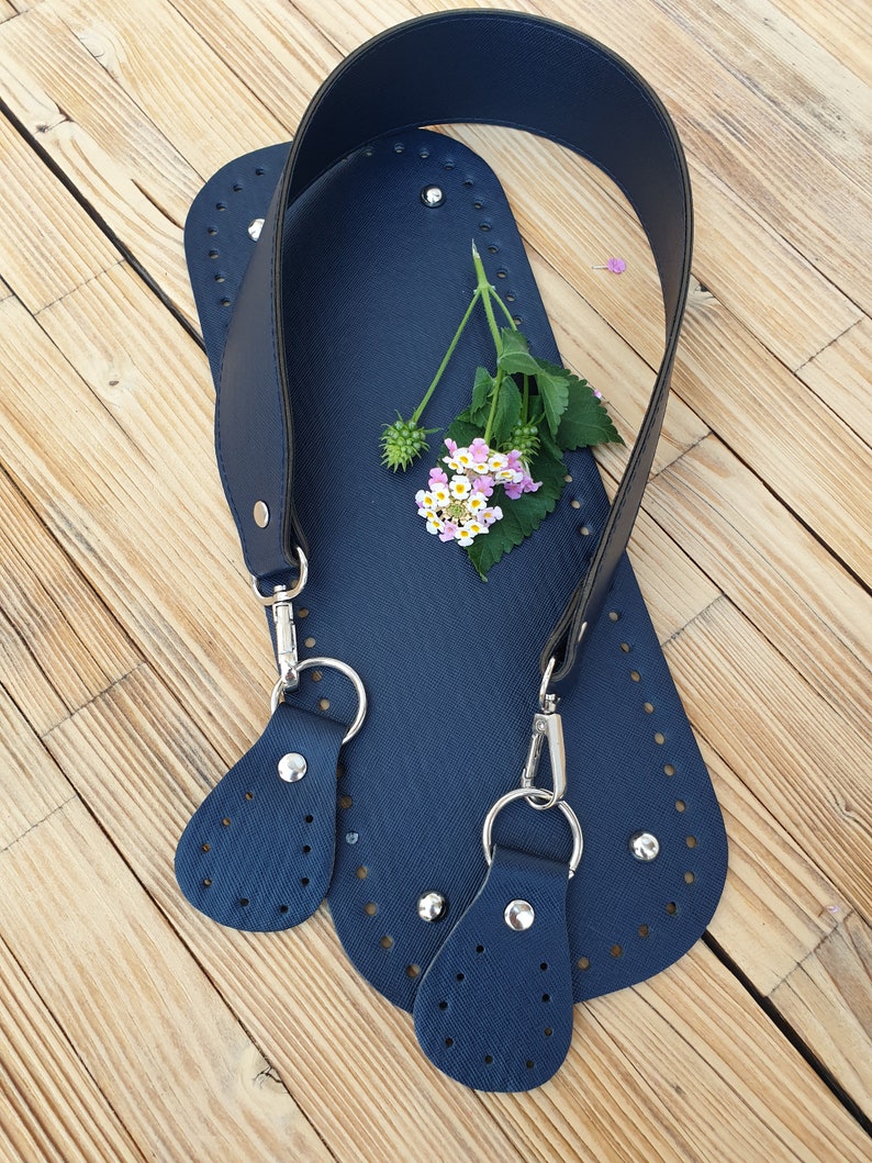 Set 13 inch Leather Bag Base and shoulder Sewing bag Base Etsy