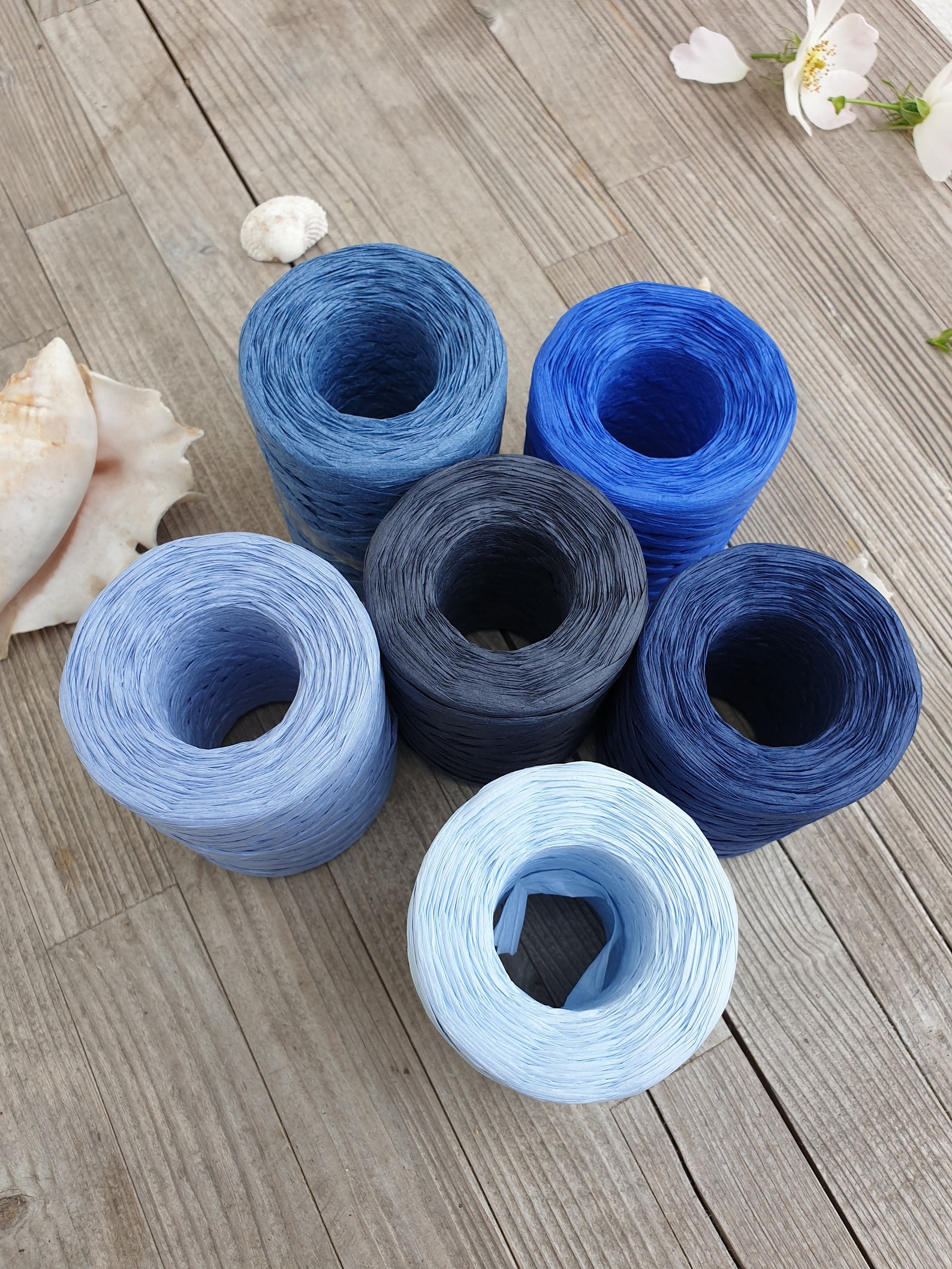 Raffia Yarns Paper Yarns 100 Grams Paper Yarnhat Yarn Etsy