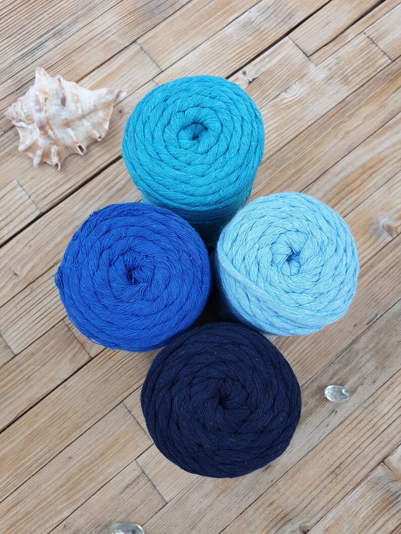 Single strand One twist Cotton macrame cord bag yarn,perfect for bags and home textile macrame yarn /%100 cotton rope cord macrame yarn