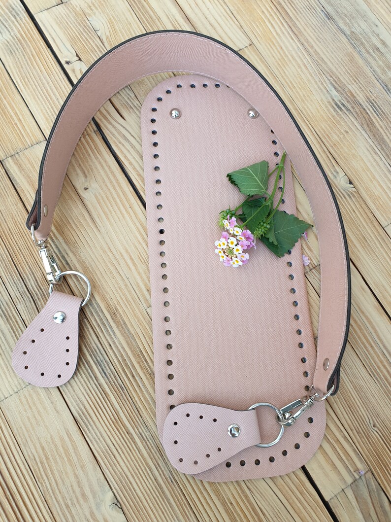 Set 13 inch Leather Bag Base and shoulder Sewing bag Base Etsy