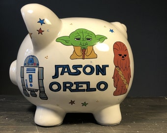 Star Wars Piggy Bank Etsy