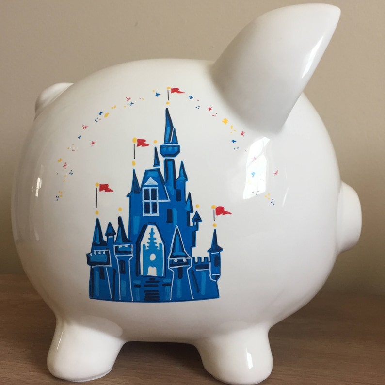 Personalized Disney Fund Piggy Bank Etsy
