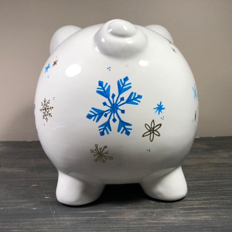 Personalized Frozen Theme Piggy Bank Etsy