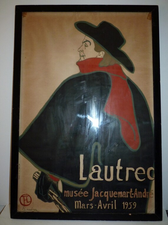 トゥース・ロートレック 1959 リトグラフポスター、ジャックマン