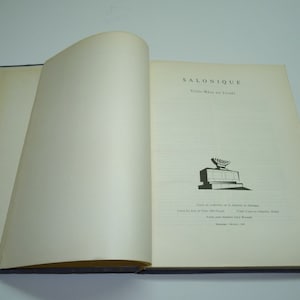 Historisches Buch, jüdisches Leben in Saloniki, gedruckt Jerusalem 1967, Fotos, Karten, Holocaust, Kultur