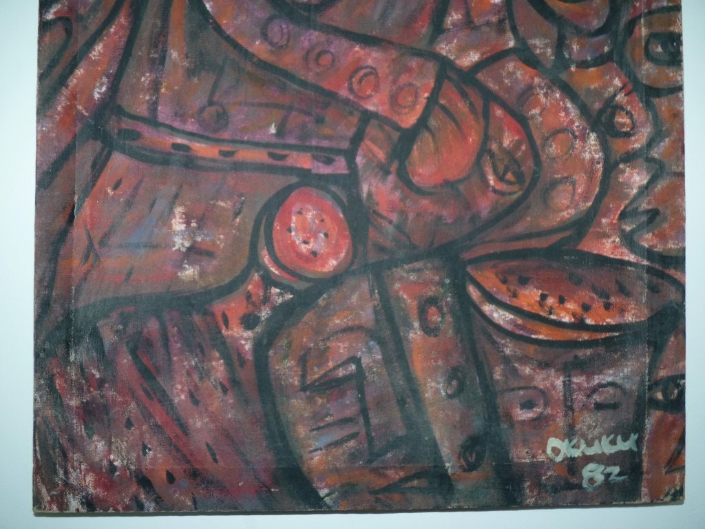 油彩画 オウギバト 肉筆油彩画「疾走する九頭馬」 M10号 今回限定10 ー 三宝堂
