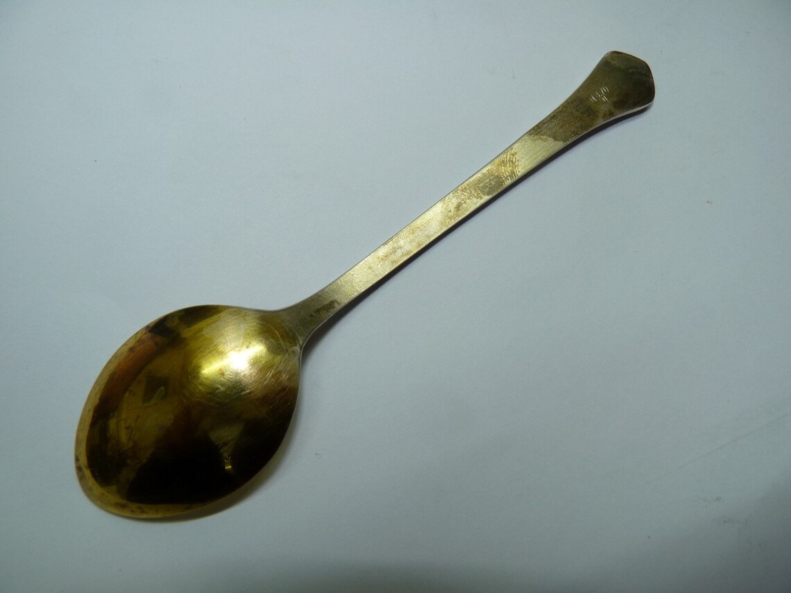 Set 6 Quality Vintage Russian Hallmarked Spoons Gold-plated - Etsy UK