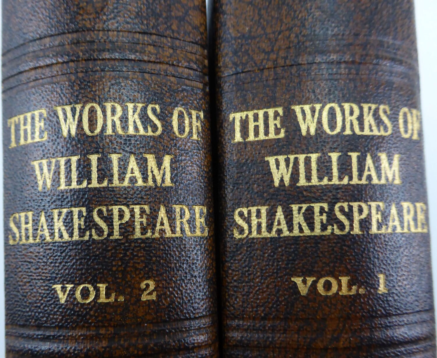 WILLIAM SHAKESPEARE (2冊組)シェイクスピア オールドヴィンテージ 2冊組本 ウィリアム・シェイクスピア作品集、614