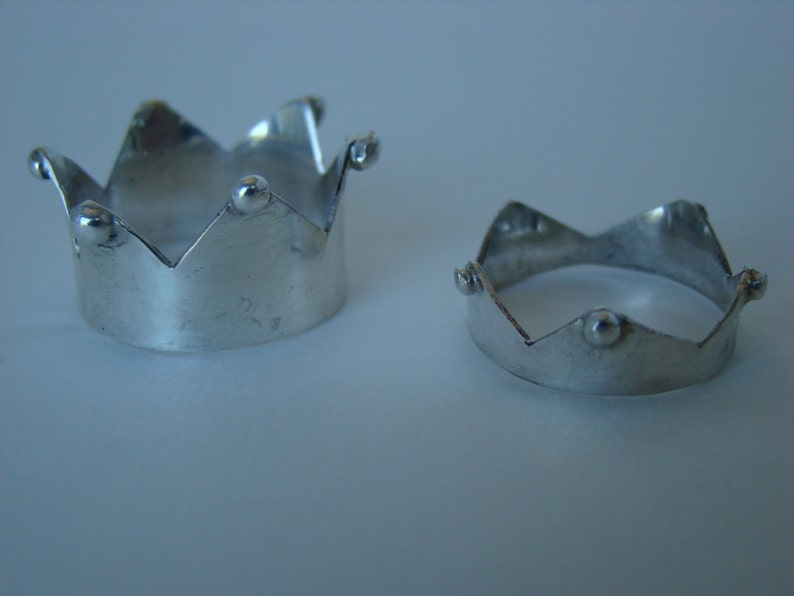 Crown Ring sterling silver crown ring queen bee kings crown princess tiara royal silver throne Lorde royals silver rings crown #096