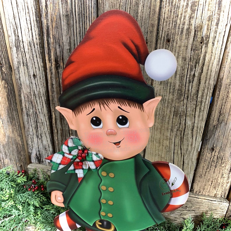 Rustic Elf Elf Decoration for Christmas, Vintage Christmas North Pole Sign ...
