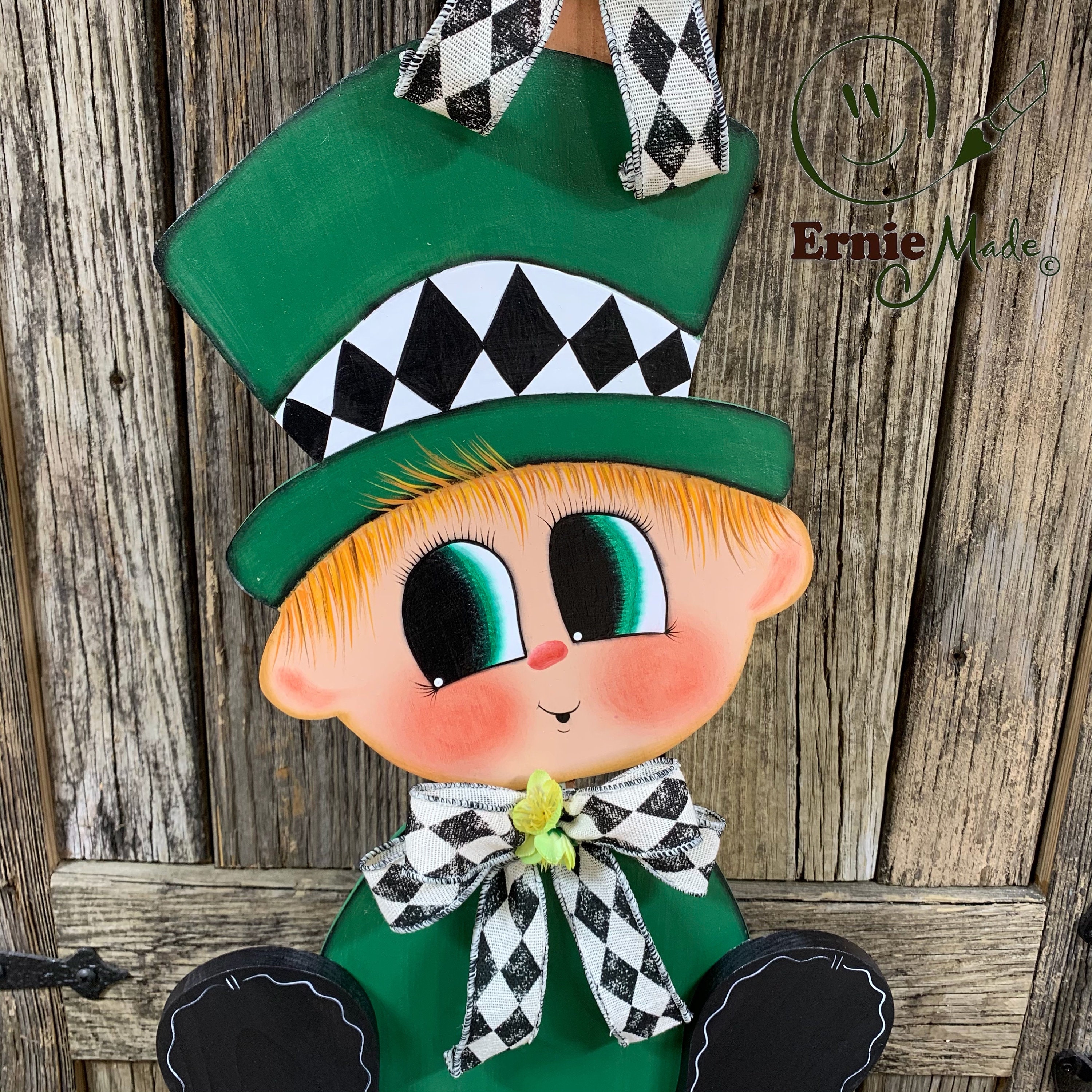 St. Patrick's Day Decoration Leprechaun decoration Wood | Etsy