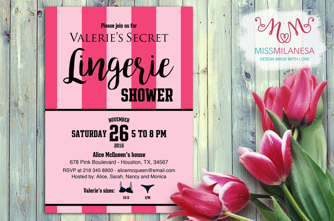 Victoria's Secret Bridal Shower Victoria's Secret Etsy