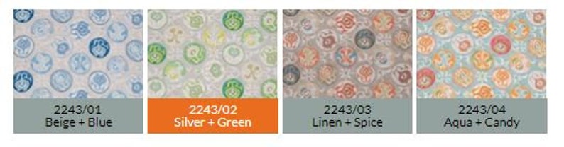 MYRA PRINTS Jim Thompson Fabric The loose painting and classically inspired motifs was inspired by such a fresco on a ceiling.