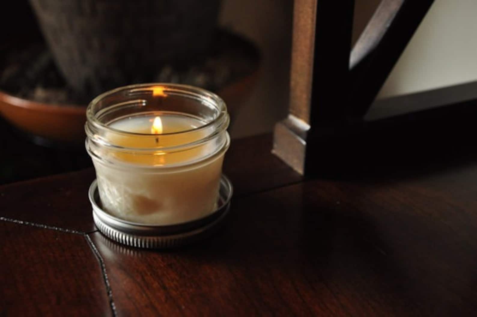 20 Mini Mason Jar Candles Custom Scent and Color Etsy