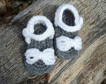 Baby bow sandals, infant crochet sandals, baby summer shoes, bow sandals