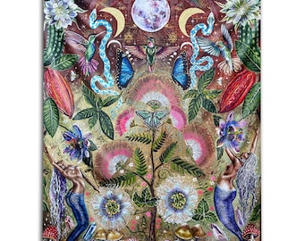 Large tapestry of Linda Bobinsana