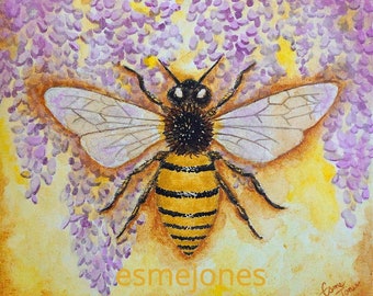 Honeybee- Archival Paper Print