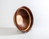 15" x 6" Signature Pattern Wood Bowl