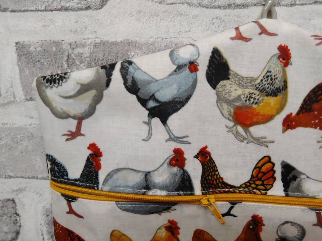 Handmade Emma Bridgewater Hen Design Oilcloth Peg Bag with Zip Etsy