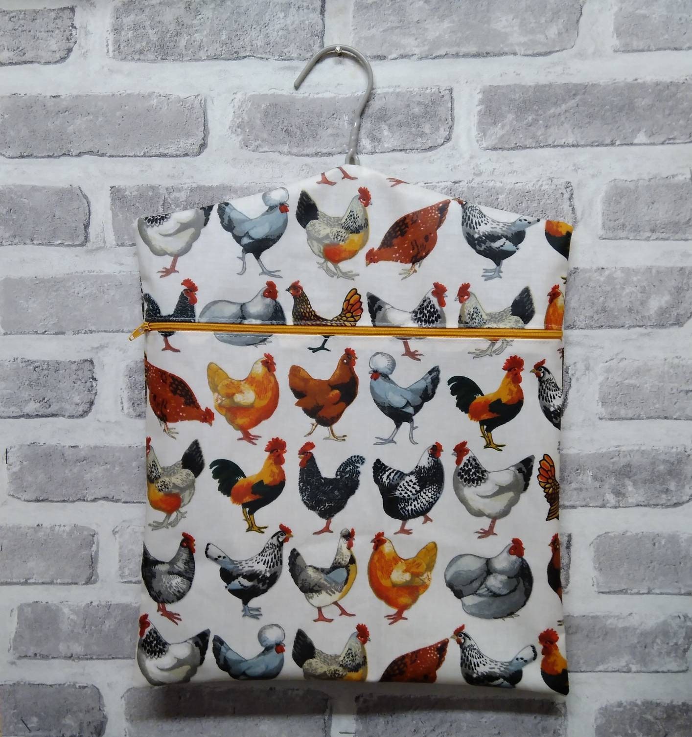 Handmade Emma Bridgewater Hen Design Oilcloth Peg Bag with Zip Etsy