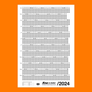 Wall Calendar 2023 - White - Now Is Better by Bob and Uncle