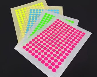 PAPER STICKY DOTS / For "Now is Better" Calendar / 4 sheets