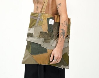 Tote Bag Upcycling Military
