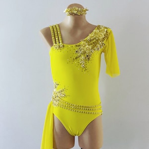 Child L - Girls 10 - Lyrical Contemporary Costume Dance Leotard Jazz competition Solo Custom