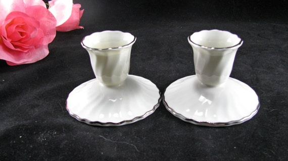 Silhouette Fine China Candle Holders By Syracuse Sonata | Etsy Silhouette Fine China Candle Holders By Syracuse Sonata | Etsy