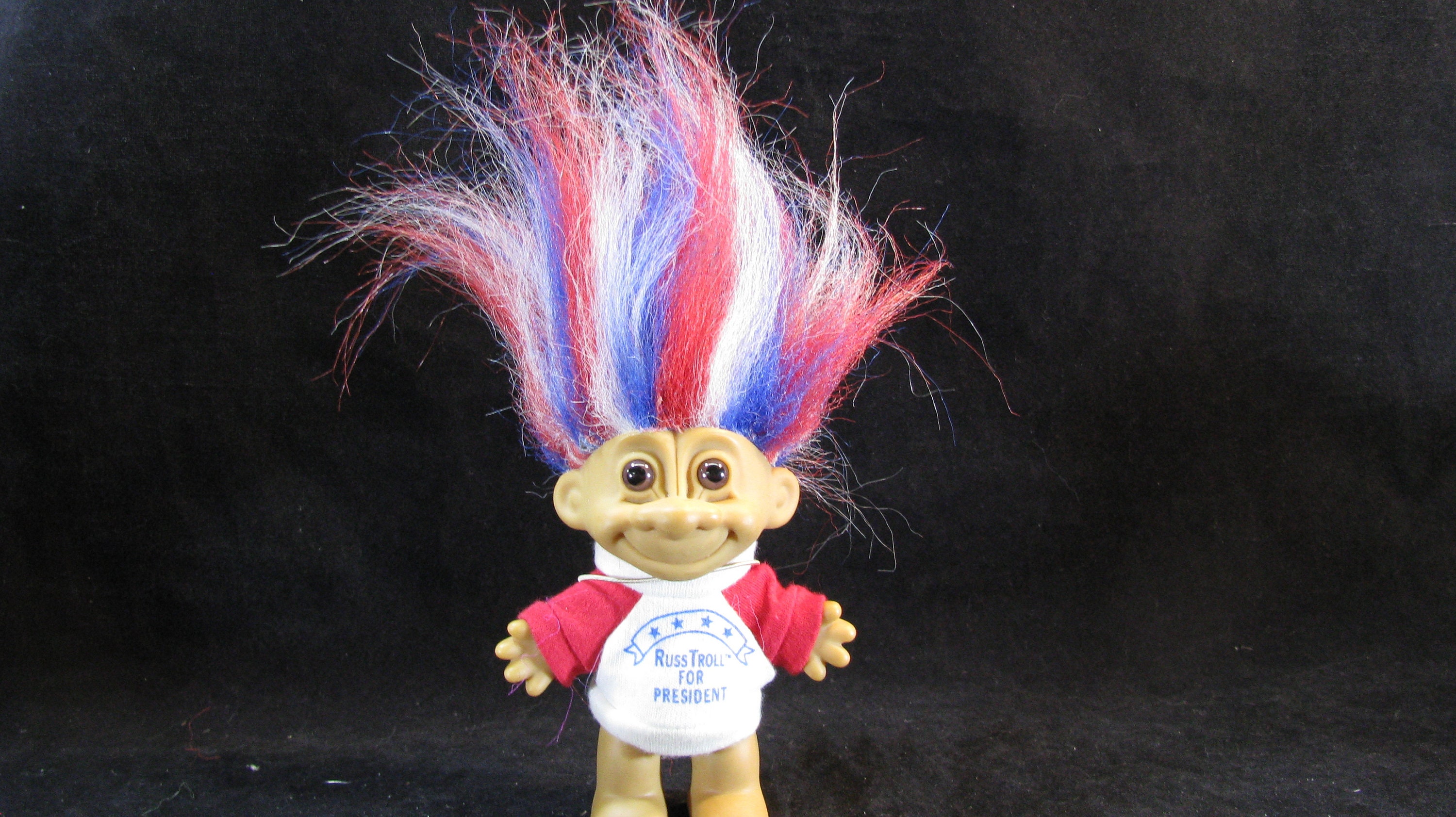 Russ Wizard Troll Doll Dark Pink Purple Hair Silver Wand Etsy